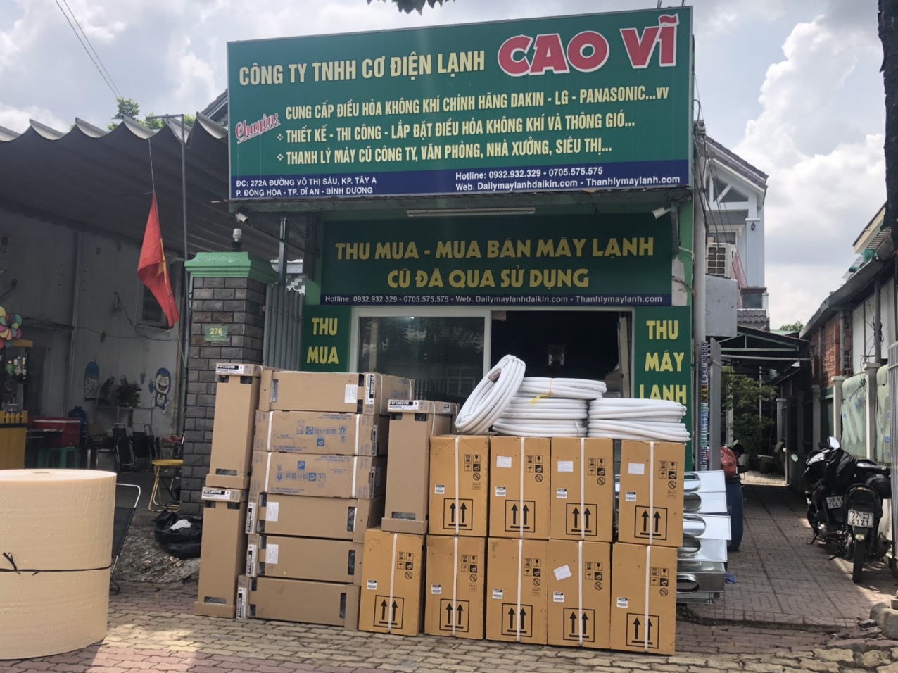 Tháo lắp máy lạnh giấu trần Tân Phú | 0932 932 329